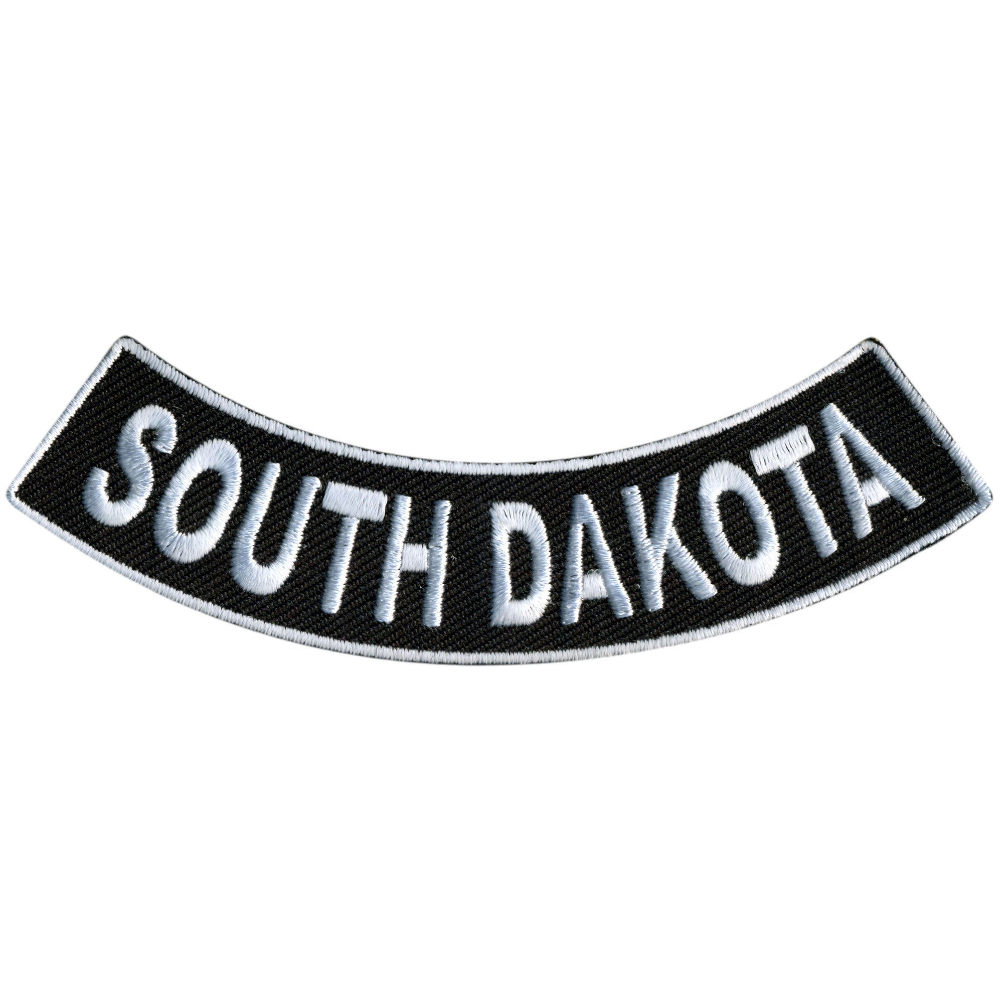 South Dakota 4” X 1” Bottom Rocker Patch