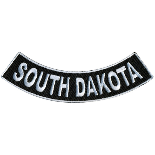 South Dakota 4” X 1” Bottom Rocker Patch