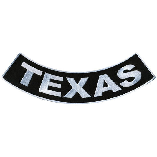 Texas 12” X 3” Bottom Rocker Patch