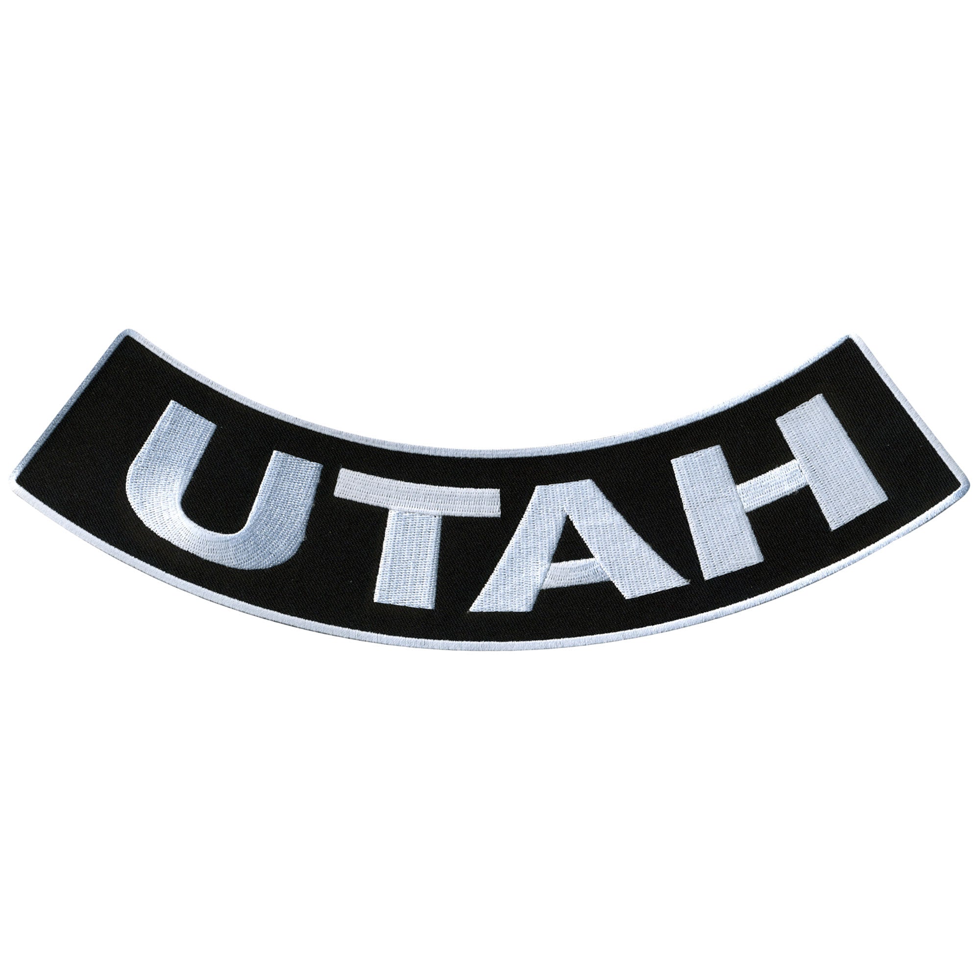 Utah 12” X 3” Bottom Rocker Patch