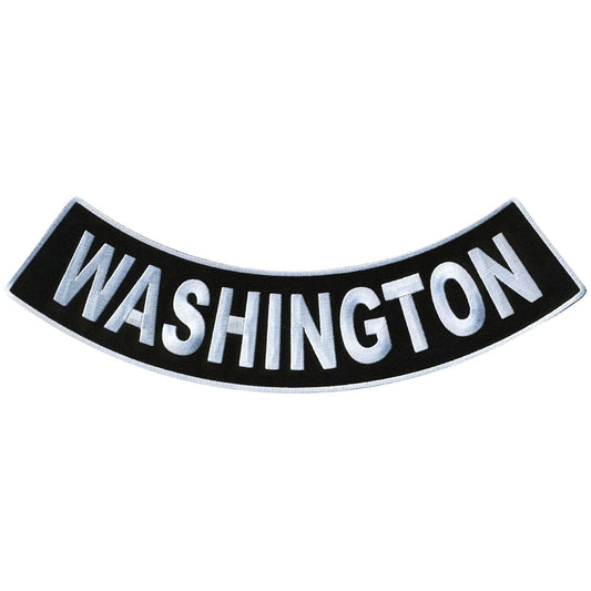 Washington 12” X 3” Bottom Rocker Patch