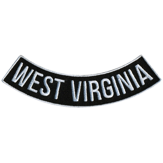 West Virginia 4” X 1” Bottom Rocker Patch