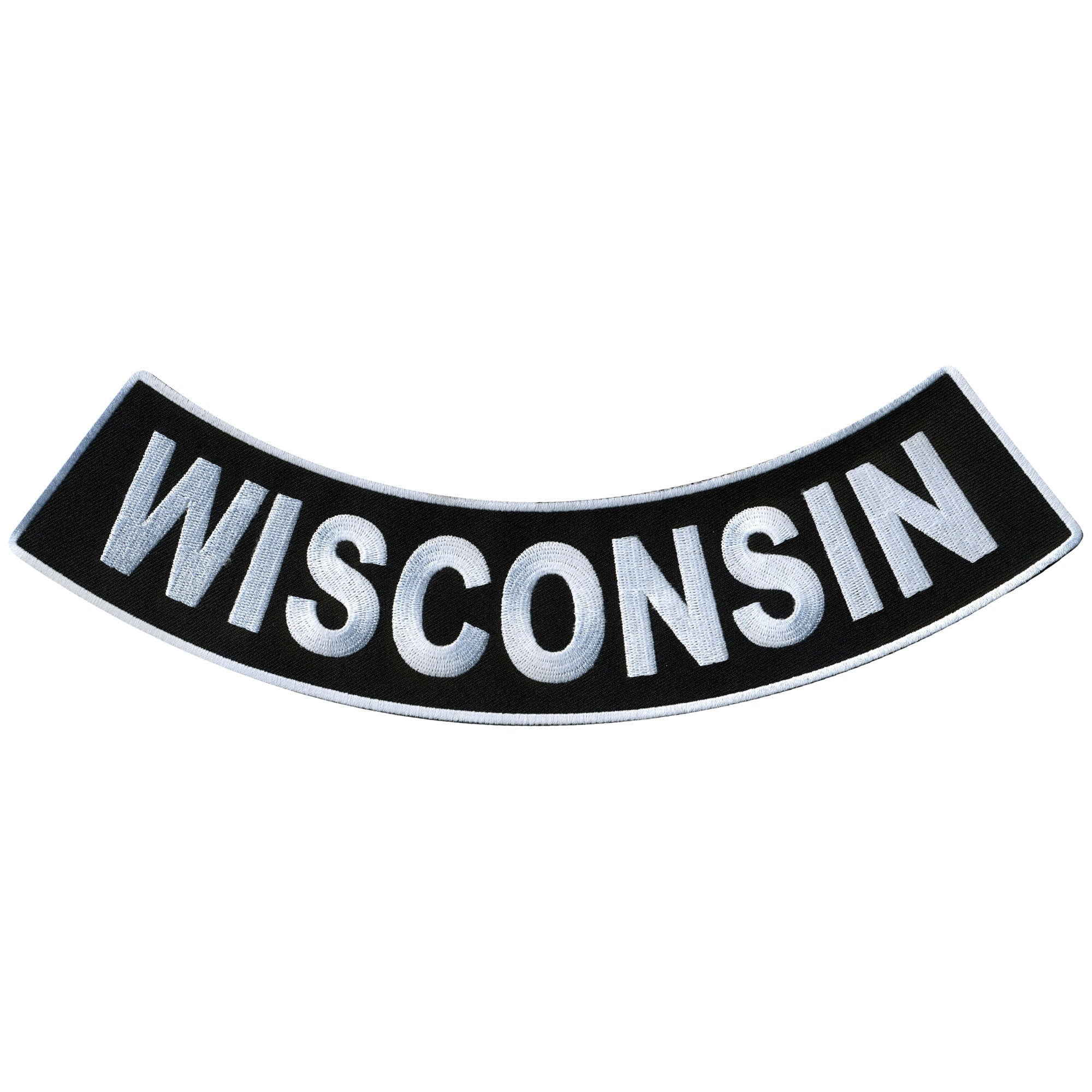 Wisconsin 12” X 3” Bottom Rocker Patch