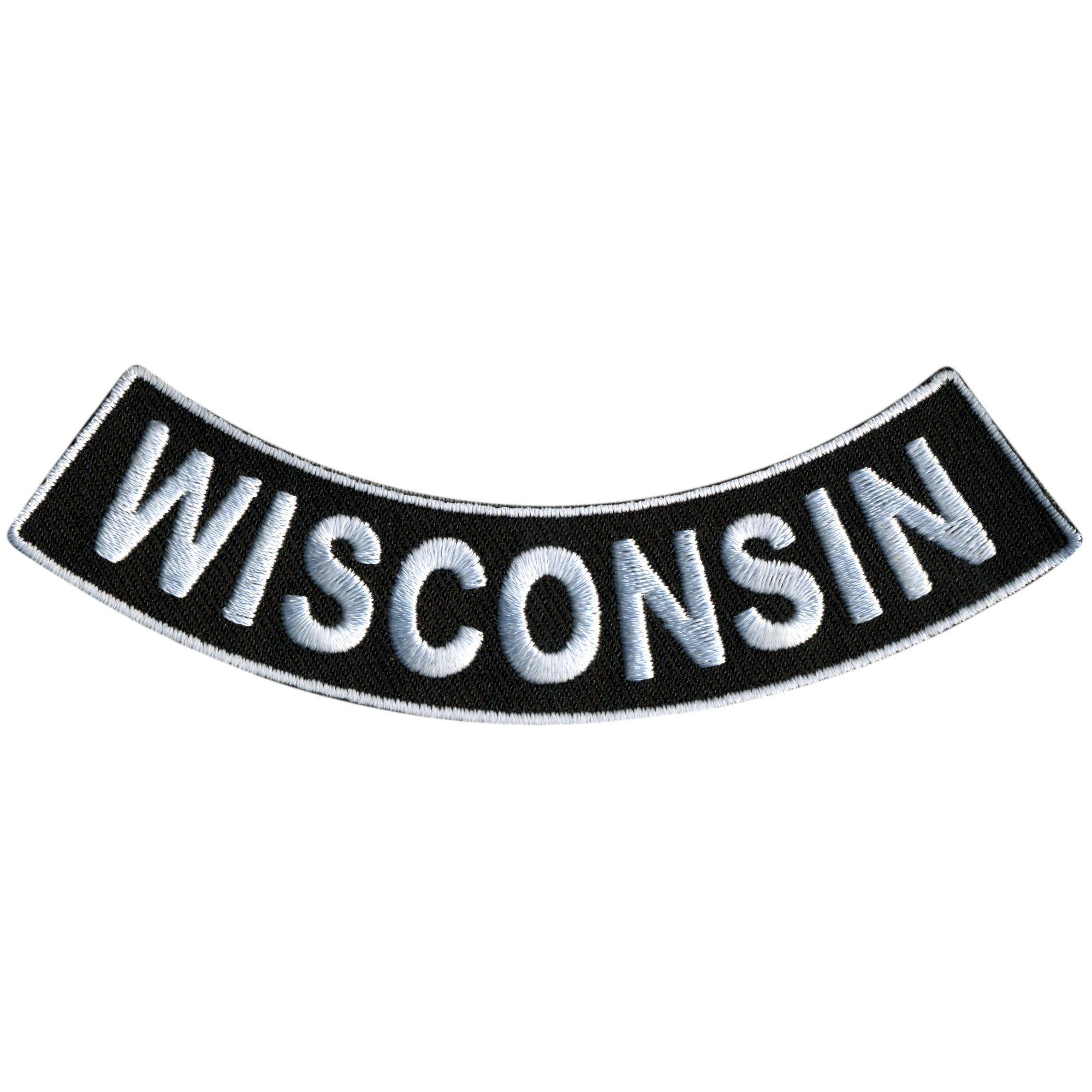 Wisconsin 4” X 1” Bottom Rocker Patch