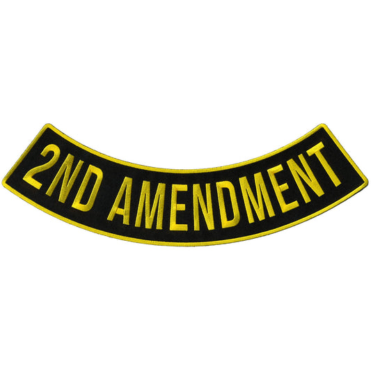 2nd Amendment 12” X 3” Bottom Rocker Patch