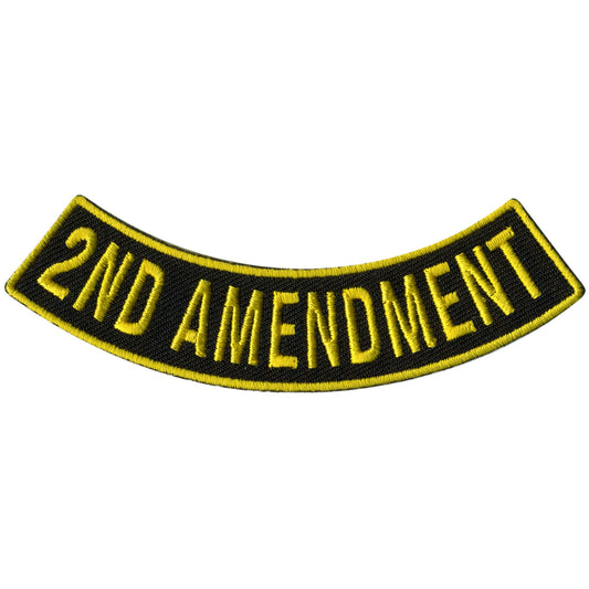 2nd Amendment 4" X 1 " Bottom Rocker Patch