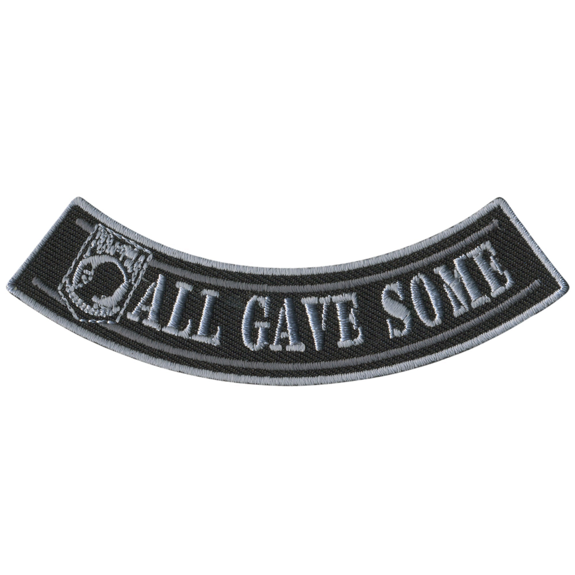 All Gave Some 4” X 1” Bottom Rocker Patch