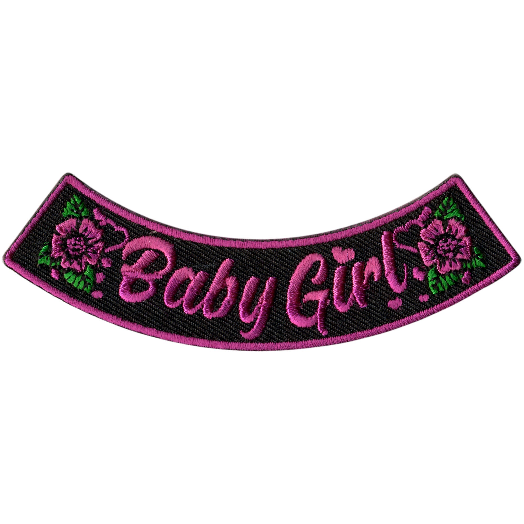 Baby Girl 4” X 1” Bottom Rocker Patch