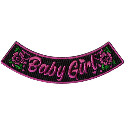 Baby Girl 4” X 1” Bottom Rocker Patch