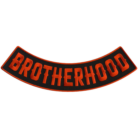 Brotherhood 12” X 3” Bottom Rocker Patch