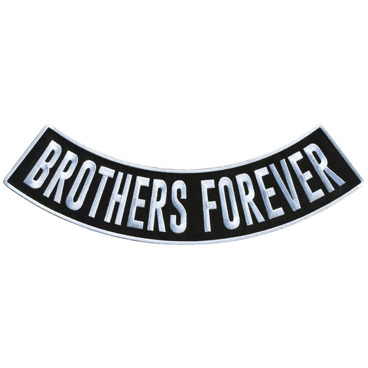 Brothers Forever 12” X 3” Bottom Rocker Patch