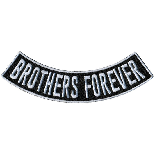 Brothers Forever 4” X 1” Bottom Rocker Patch