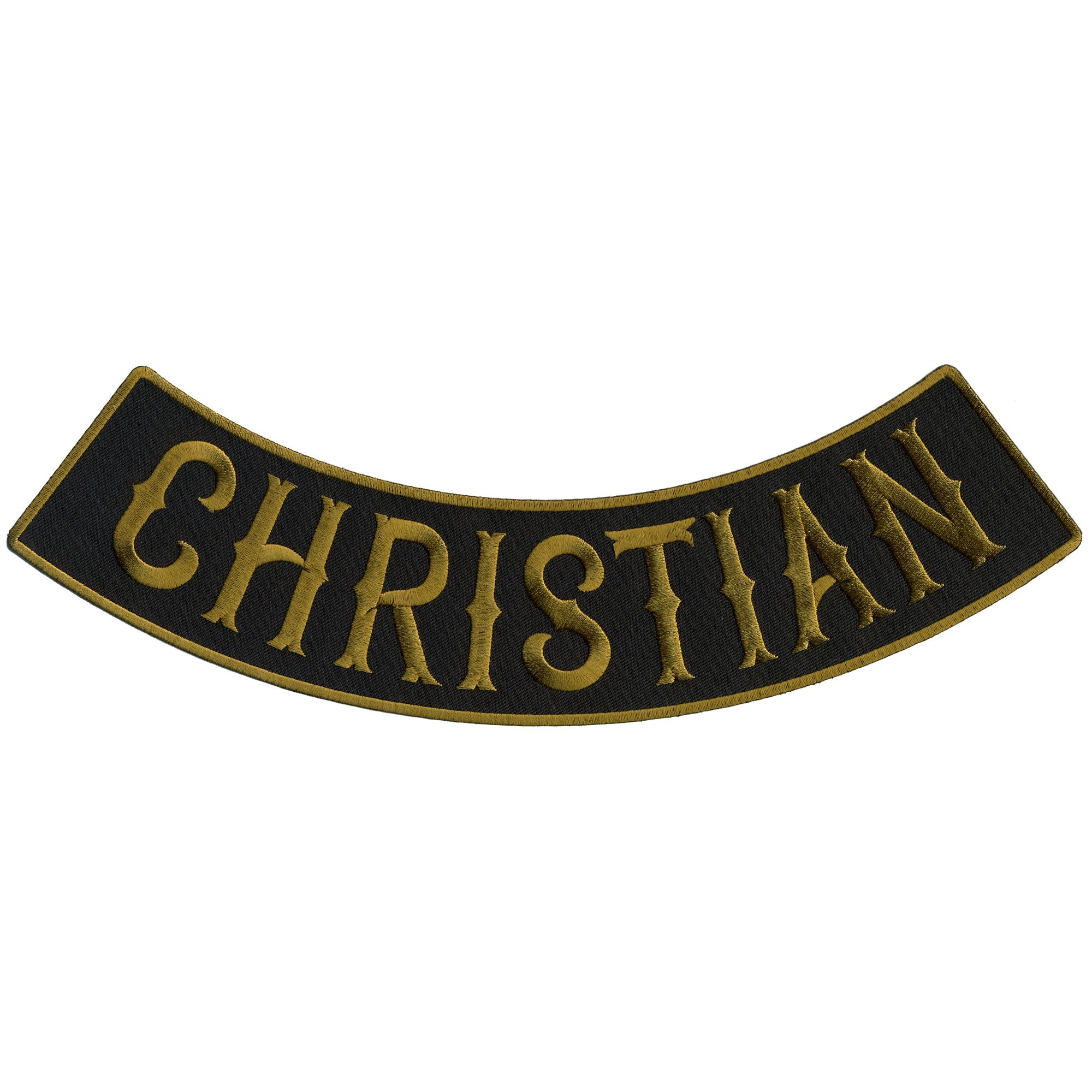 Christian 12” X 3” Bottom Rocker Patch