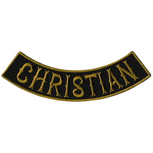 Christian 4” X 1” Bottom Rocker Patch