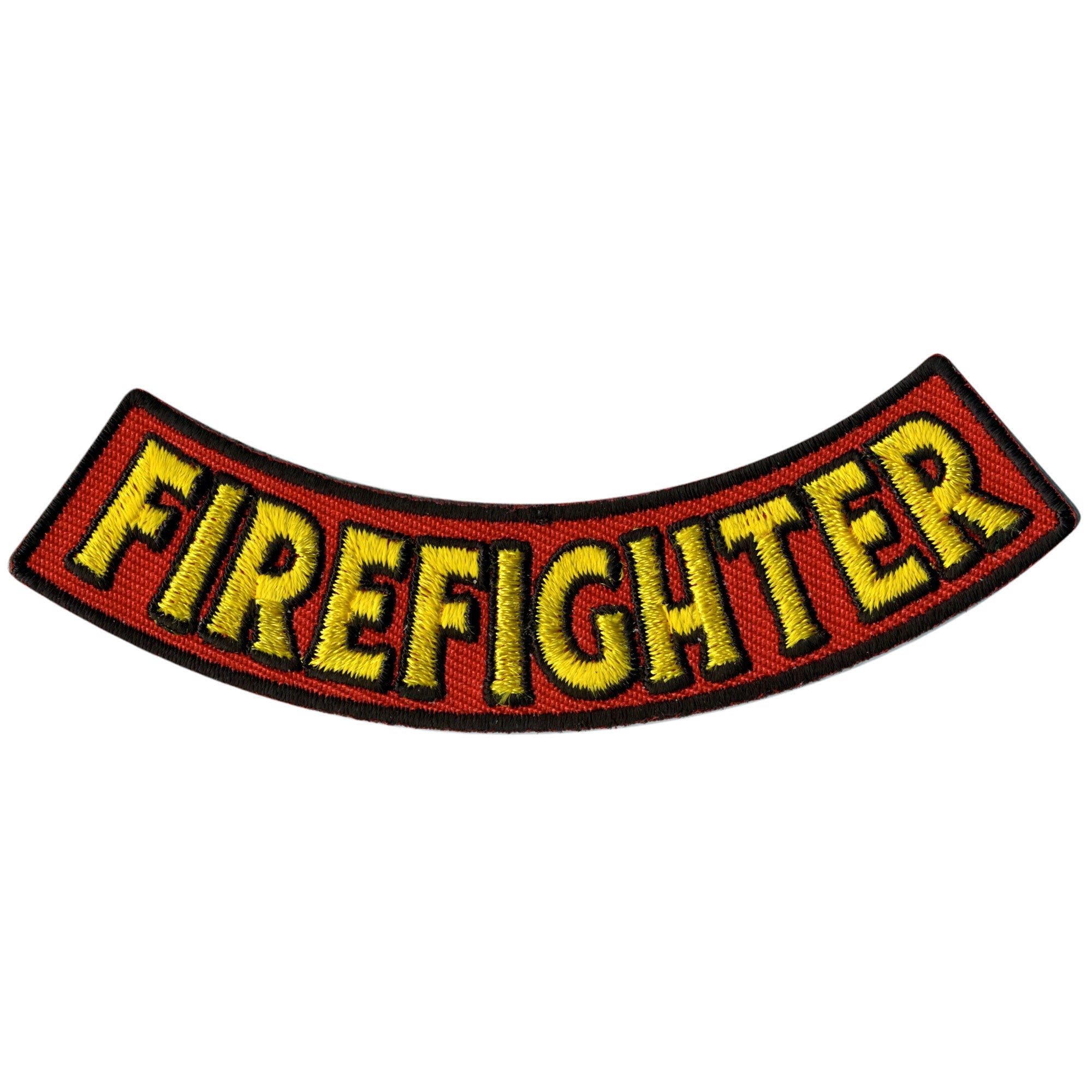 Firefighter 4” X 1” Bottom Rocker Patch