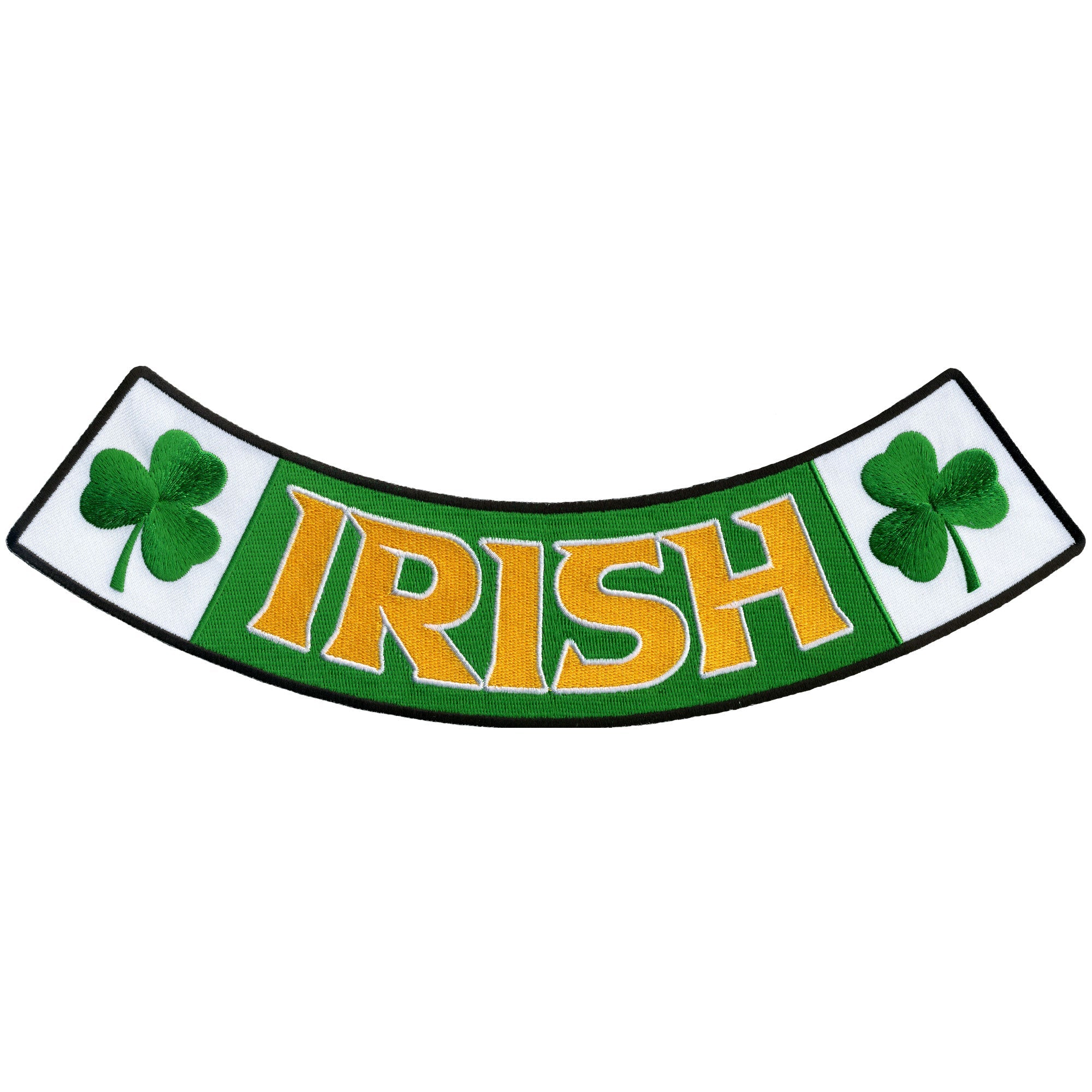 Irish 12” X 3” Bottom Rocker Patch