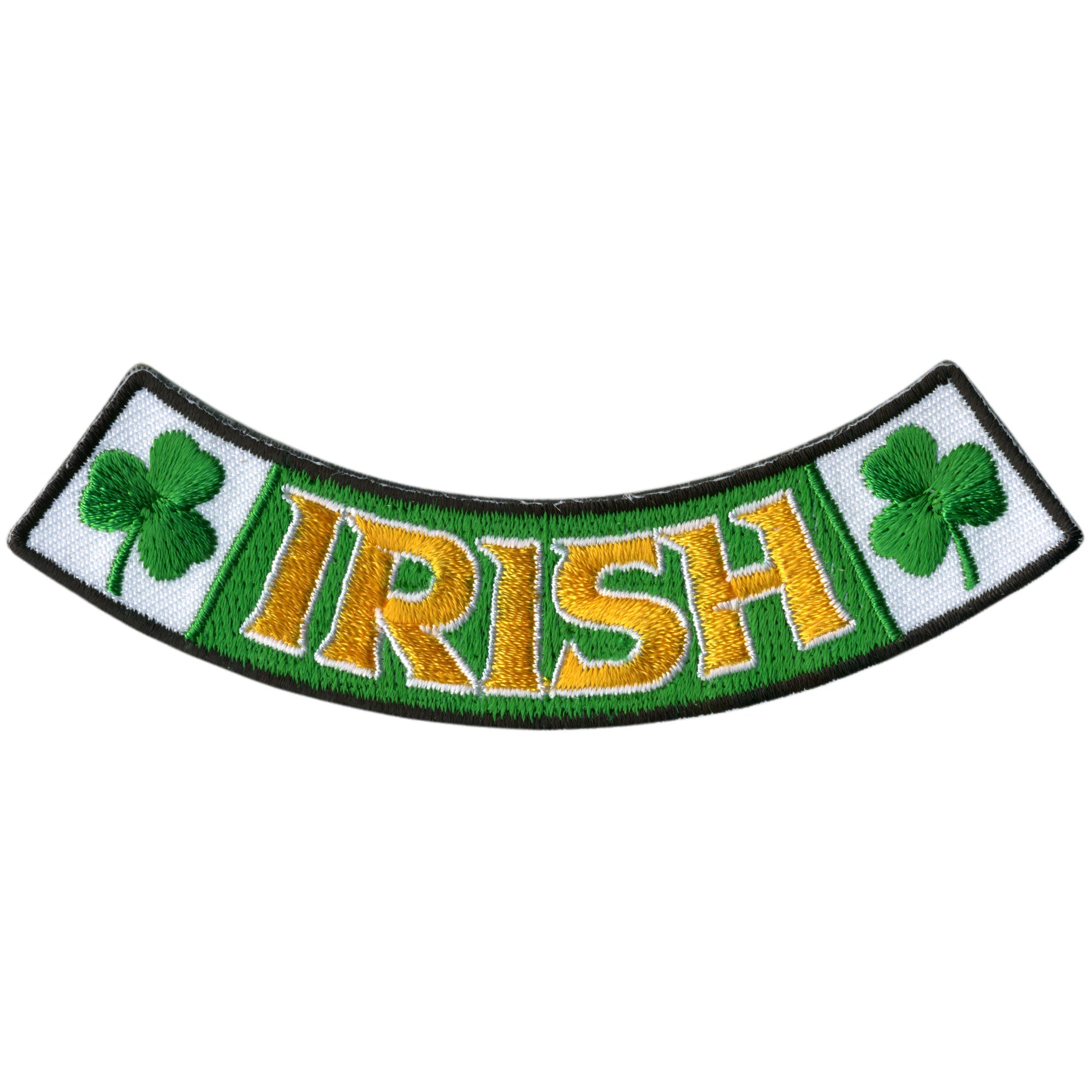 Irish 4” X 1” Bottom Rocker Patch