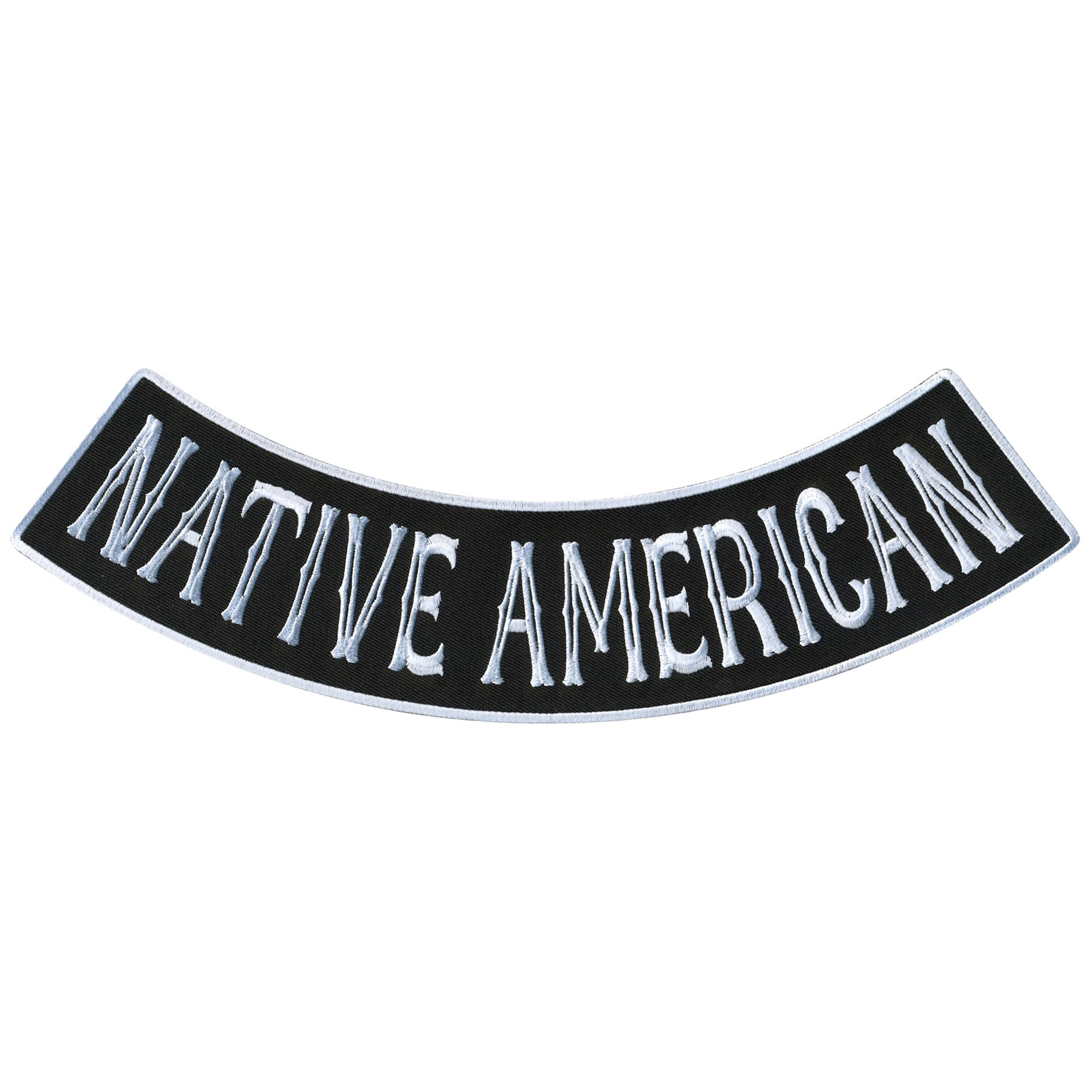 Native American 12” X 3” Bottom Rocker Patch
