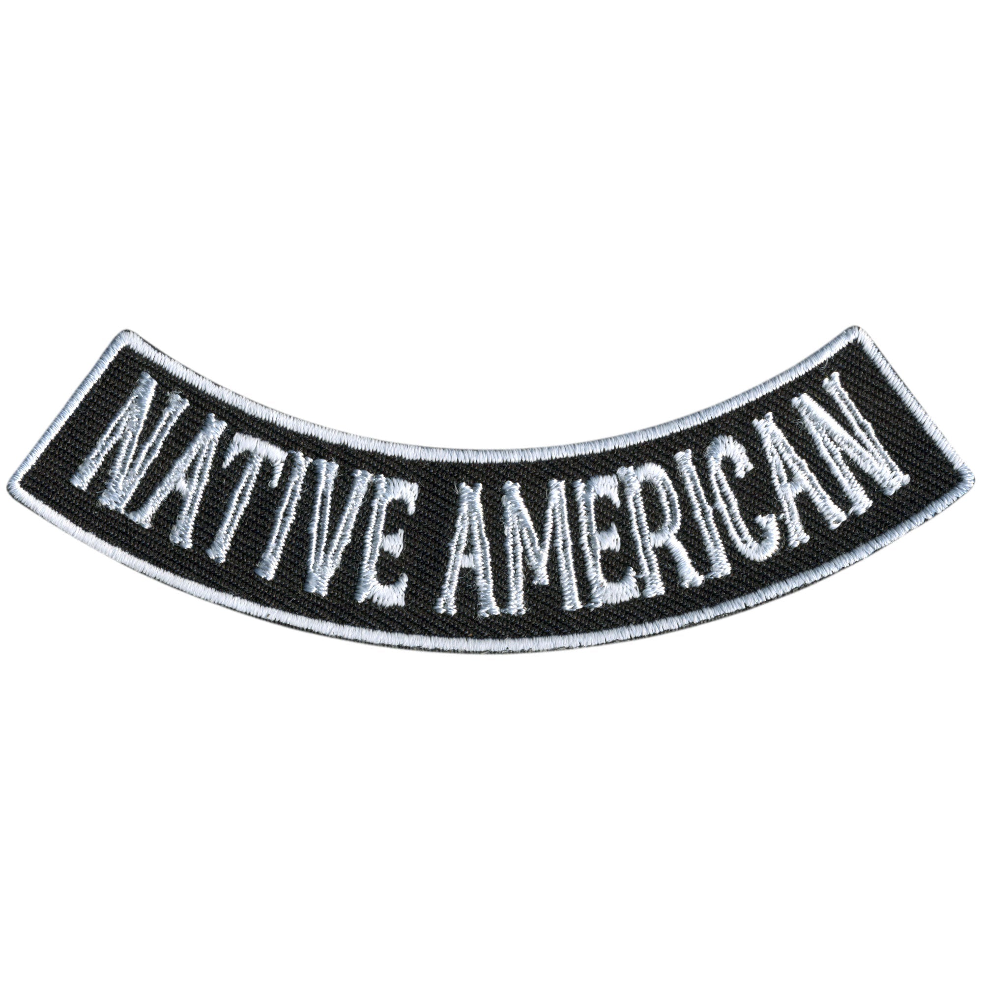Tribe Rocker Patch Native American 4” X 1” Bottom Rocker Patch – winxwheels