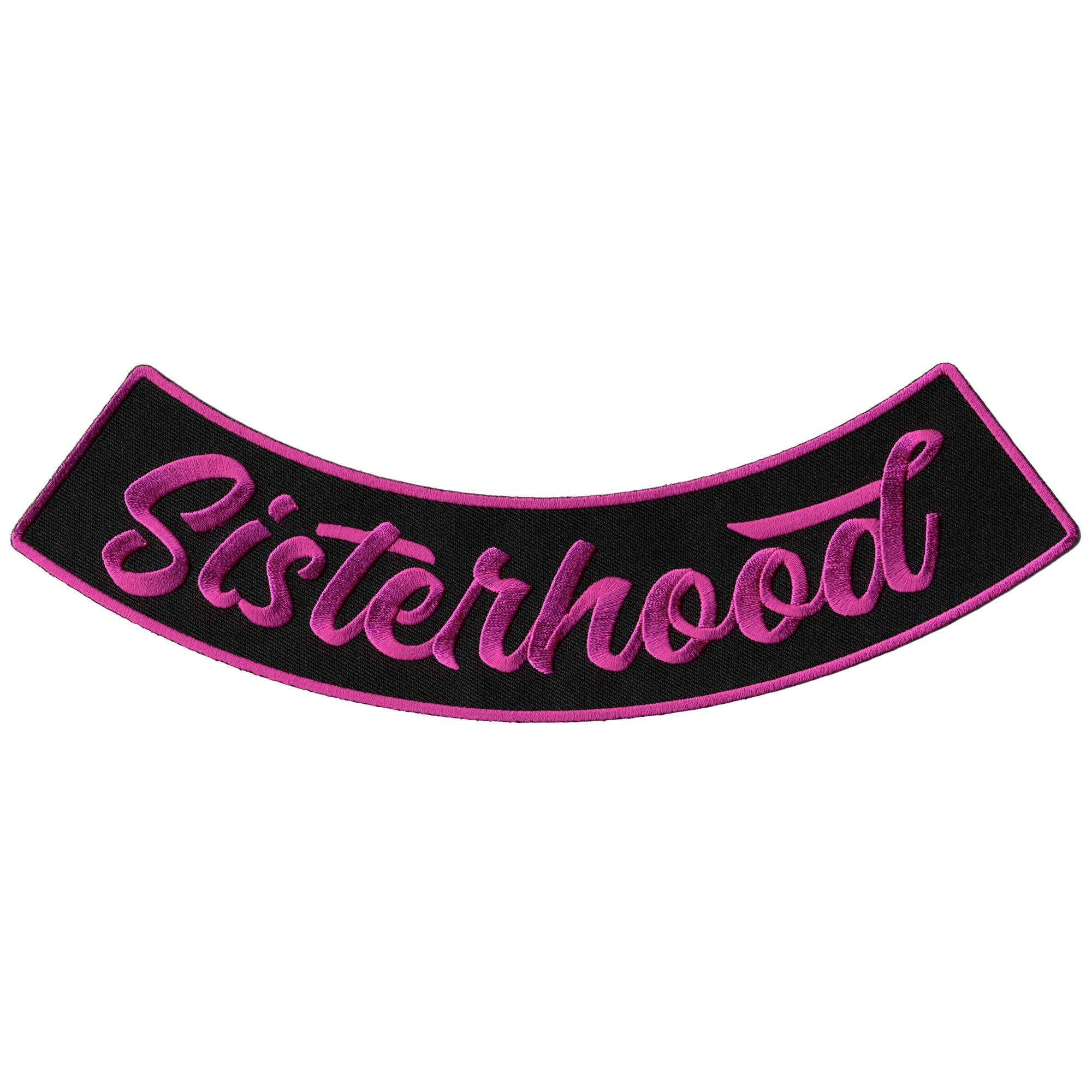 Sisterhood 10” X 2” Bottom Rocker Patch