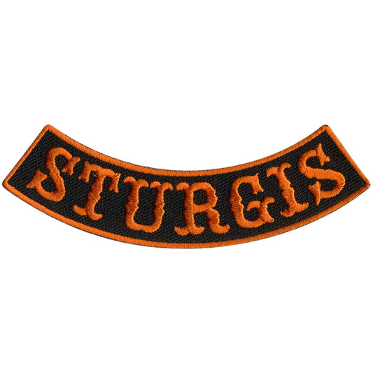 Sturgis 4” X 1” Bottom Rocker Patch