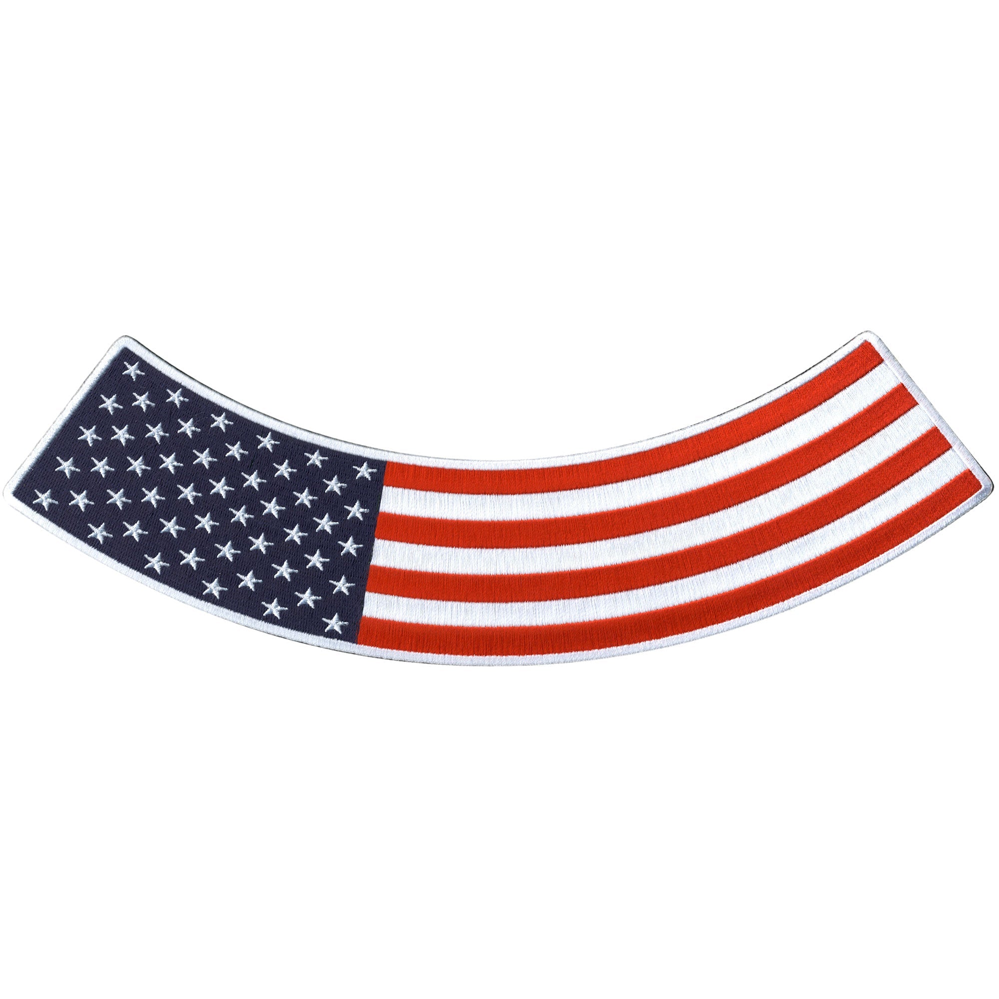 American Flag 12” X 3” Bottom Rocker Patch