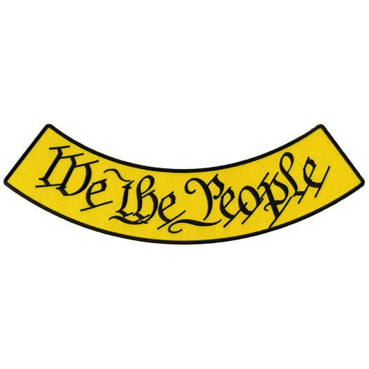 We The People 12” X 3” Bottom Rocker Patch