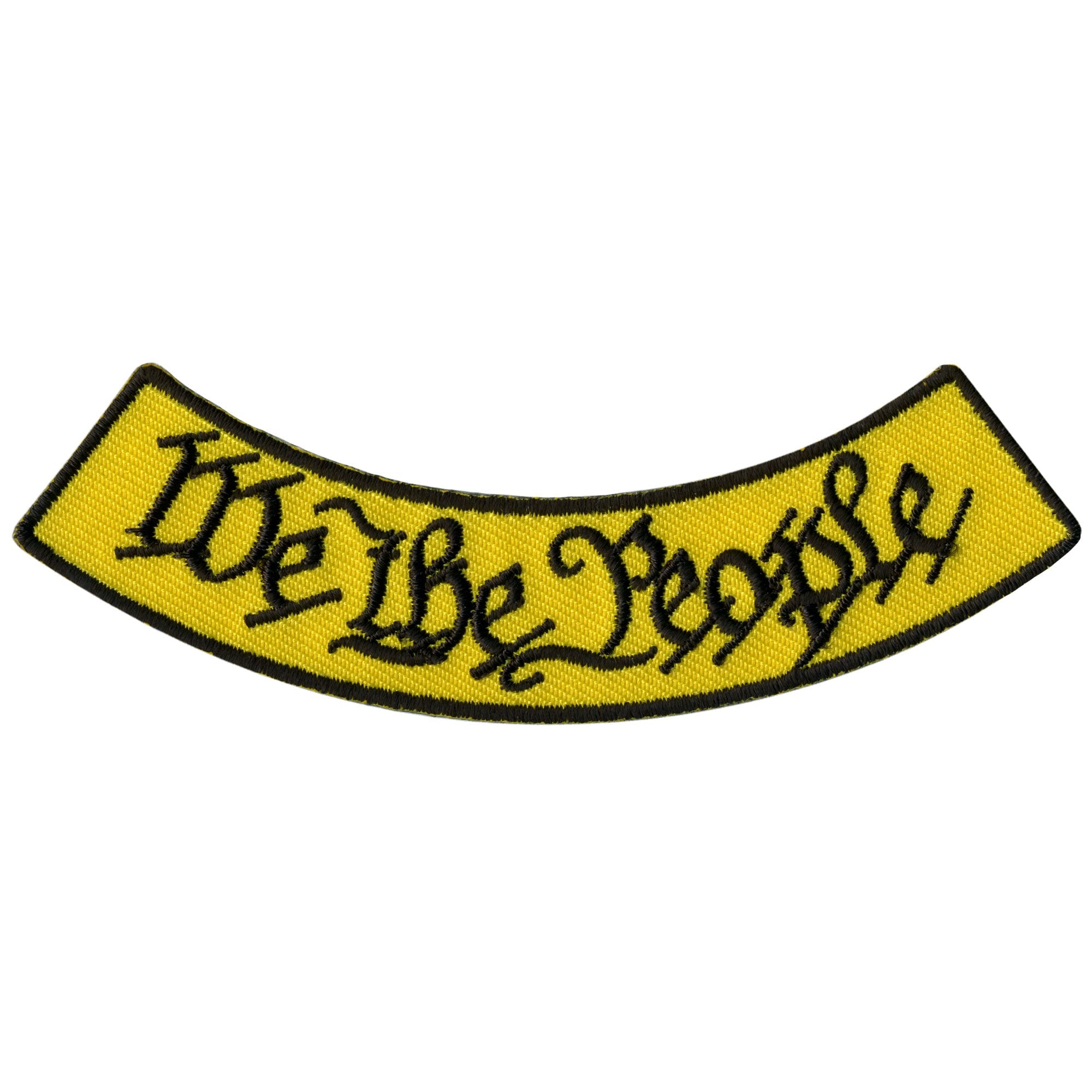 We The People 4” X 1” Bottom Rocker Patch