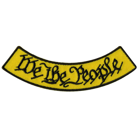 We The People 4” X 1” Bottom Rocker Patch
