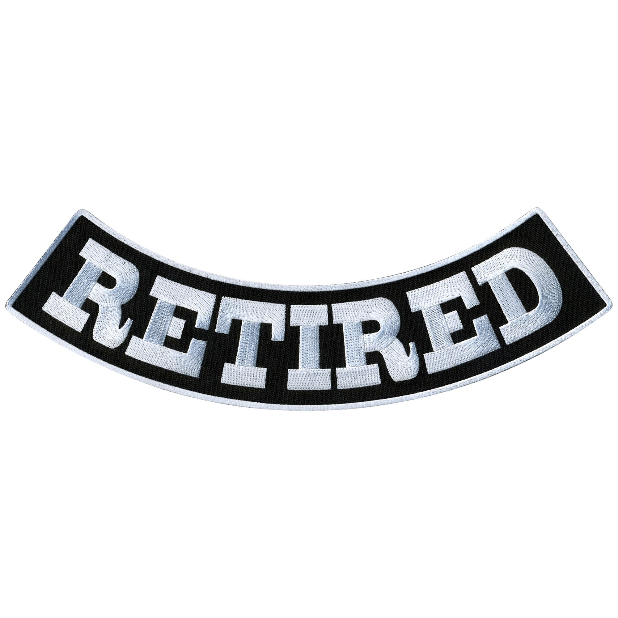 Retired 12” X 3” Bottom Rocker Patch