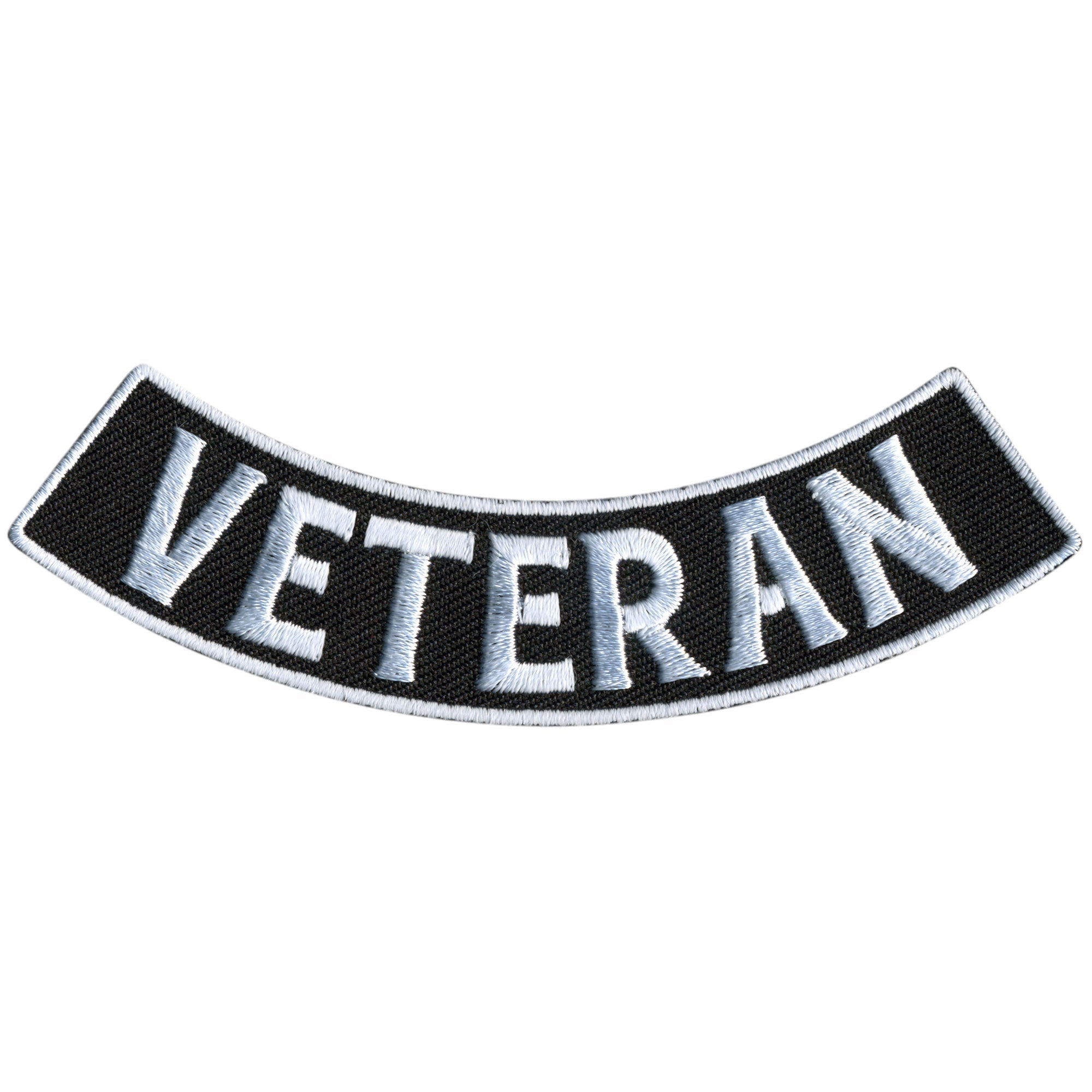 Veteran 4” X 1” Bottom Rocker Patch