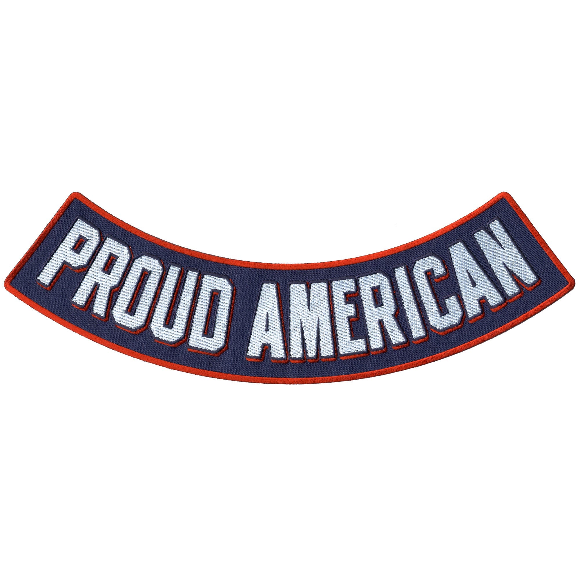 Proud American 12" x 3"  Bottom Rocker Patch