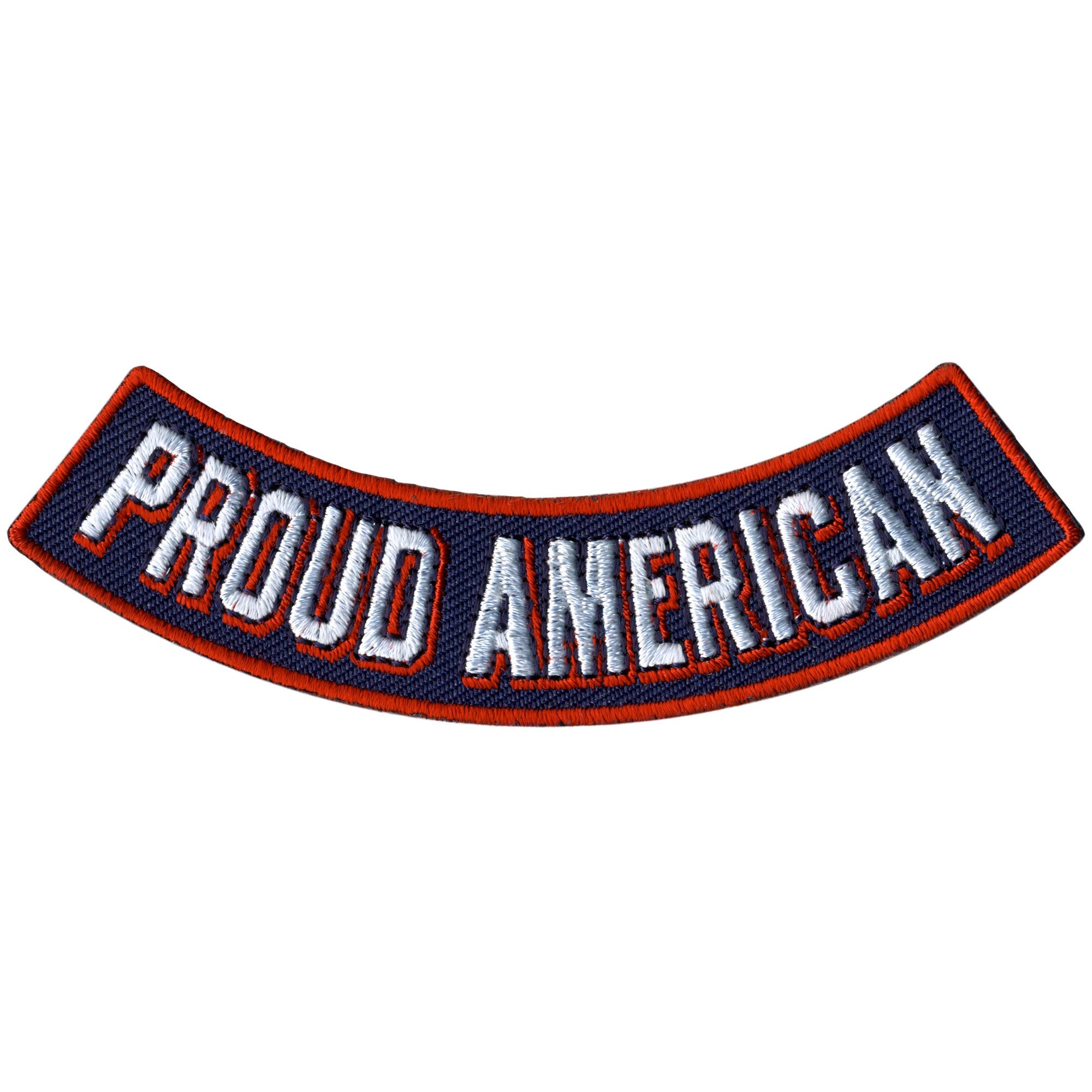 Proud American 4” X 1” Bottom Rocker Patch