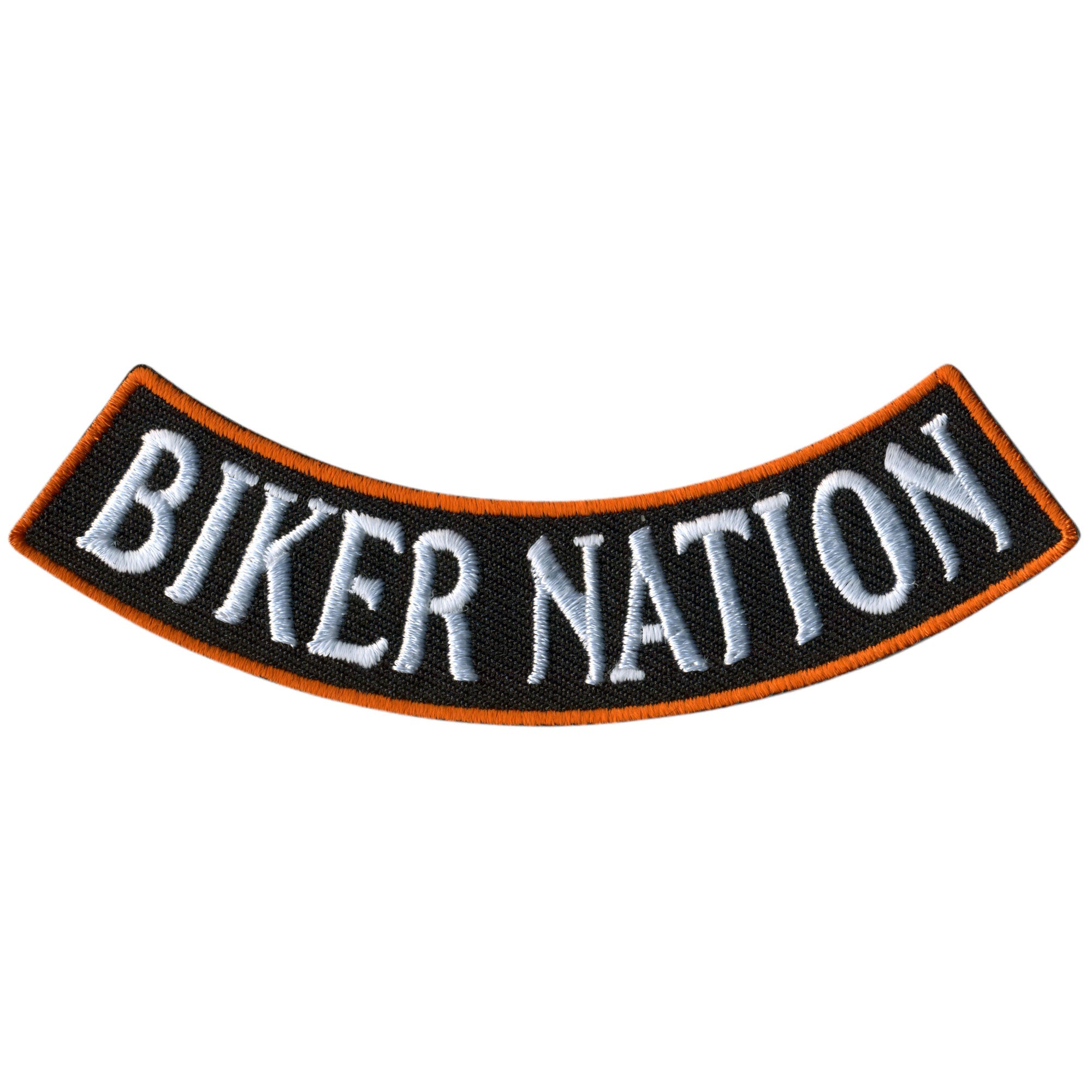 Biker Nation 4” X 1” Bottom Rocker Patch