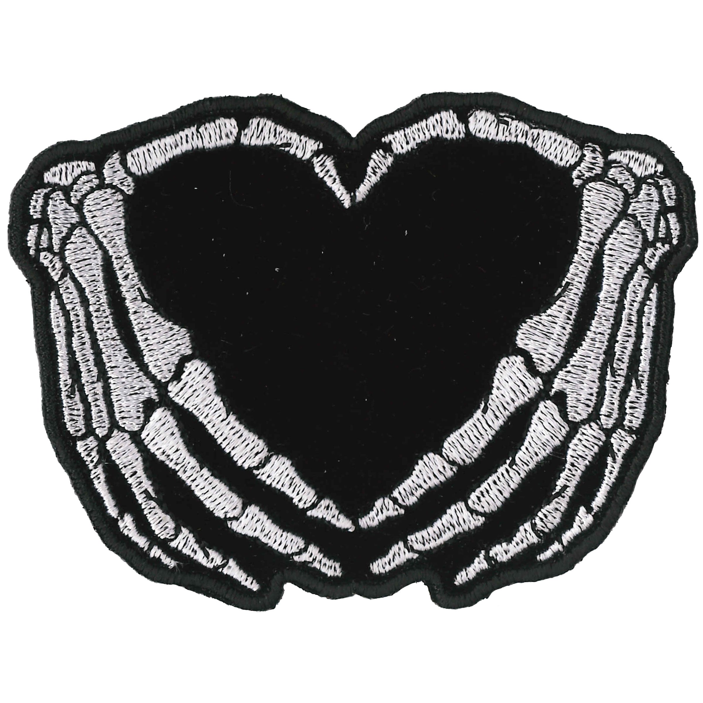 PPQ1410 Skeleton Heart 3.5" Patch