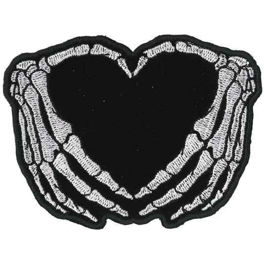 PPQ1410 Skeleton Heart 3.5" Patch