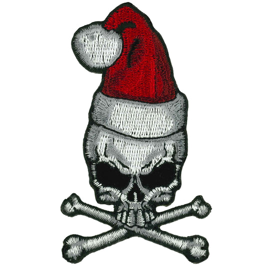 Santa Skull 3.25" Patch