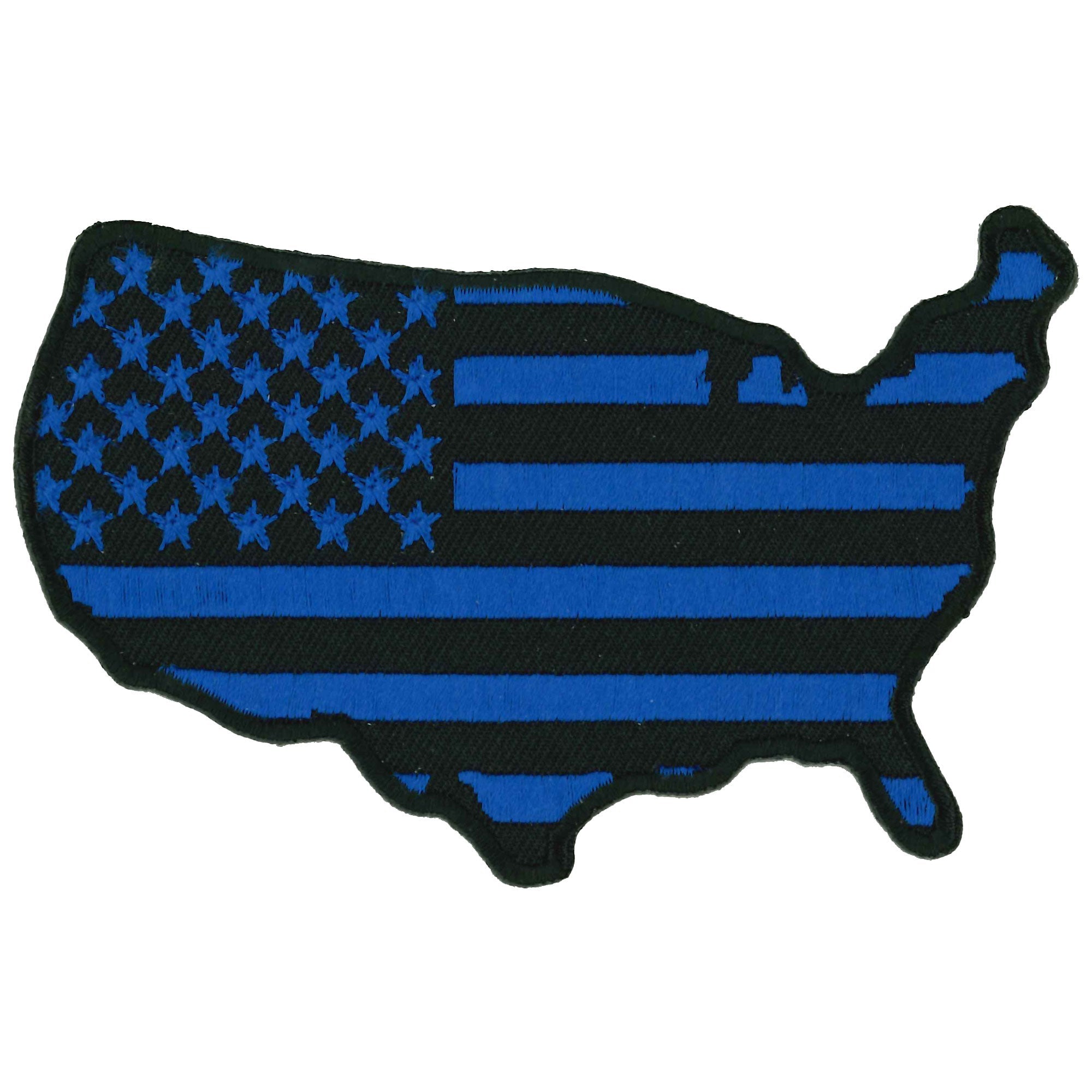 Blue Country Flag 4" Patch