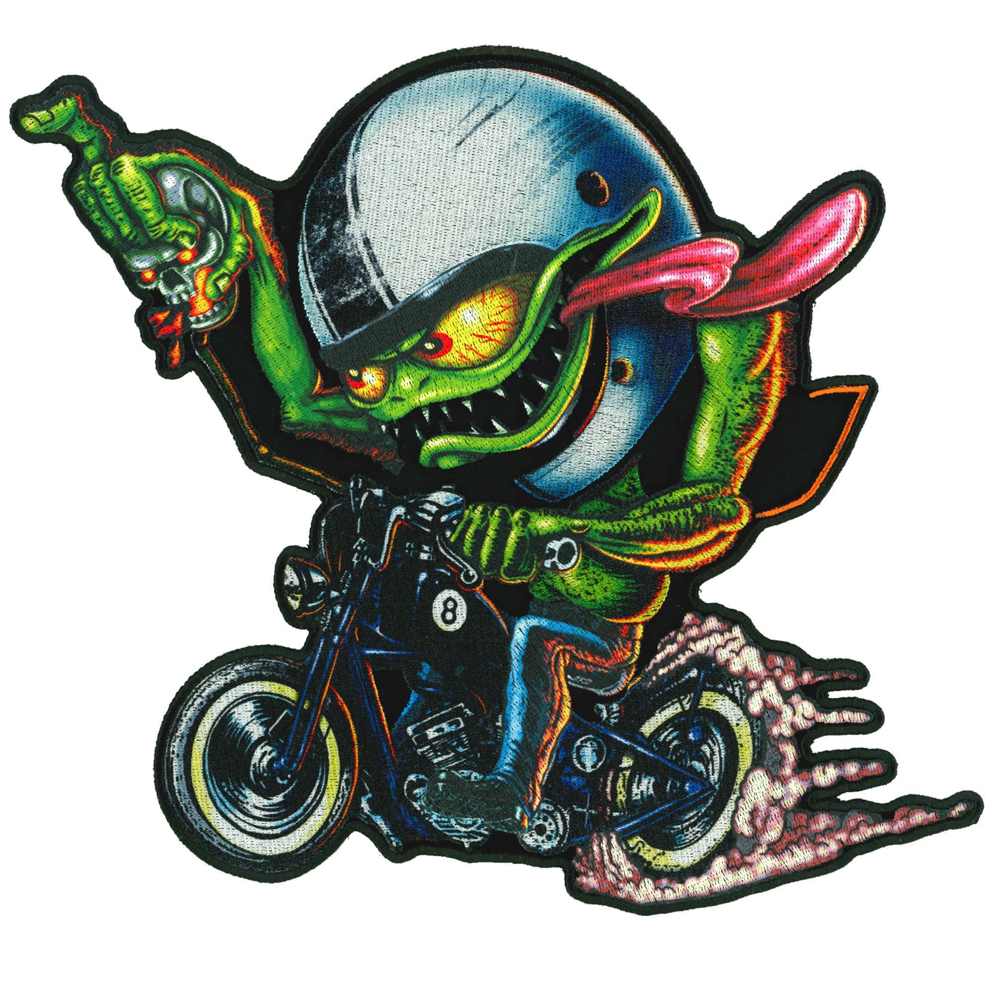 Monster Riding 9" Patch