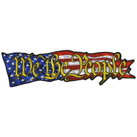 We The People Flag 10" Patch