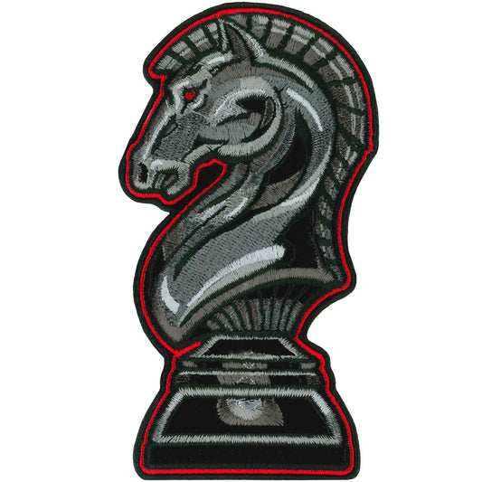 Black Knight Chess Patch 3x5"