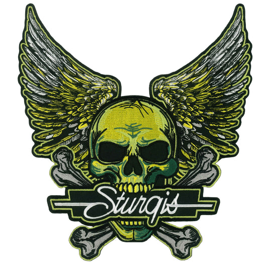 Sturgis Skull Bird 10" Patch PPQ2739