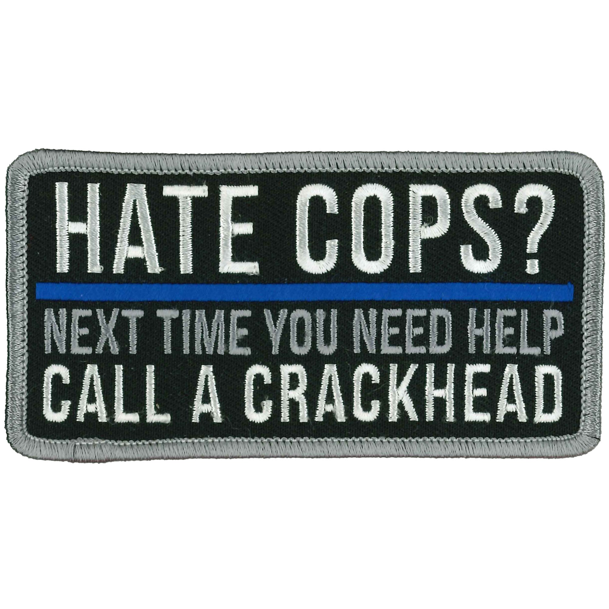Csops Patch PPW1015 4 Inch Hate Cops? Patch – winxwheels