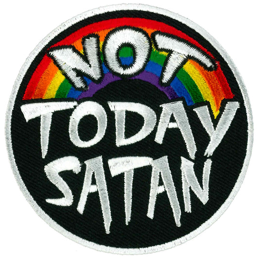 PPW1020 3 Inch Not Today Satan Patch