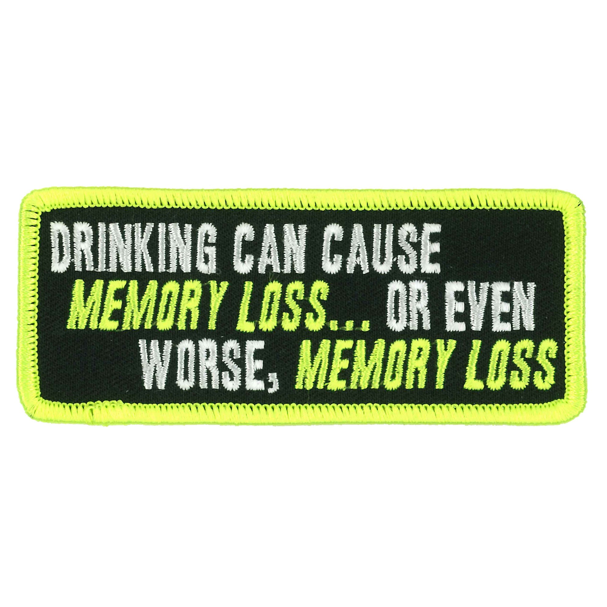 4" Drinking Memory Loss Patch