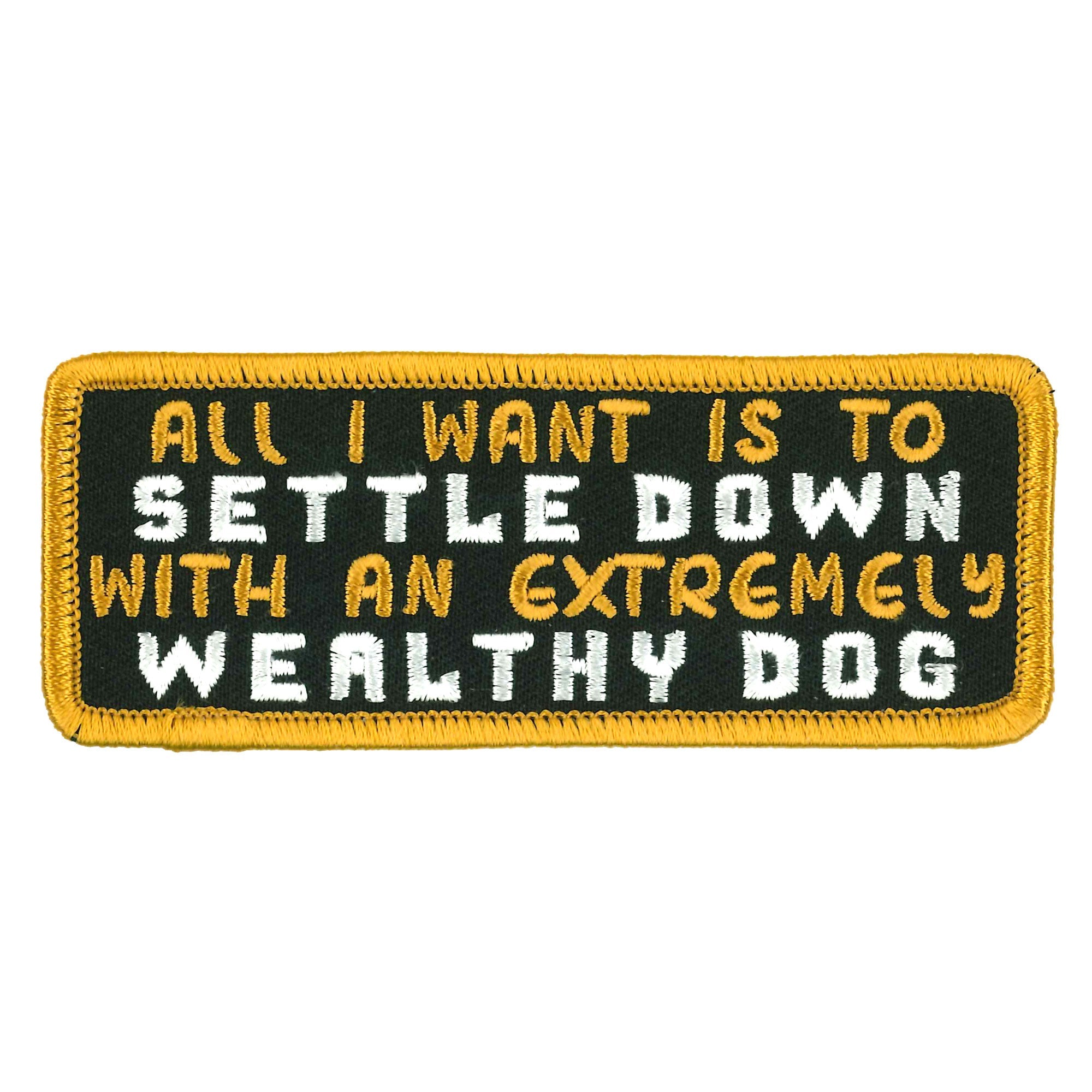 4" Settle Down Dog Patch