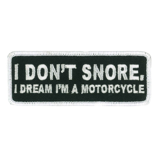 I Don't Snore 4" Embroidered Patch PPW1109
