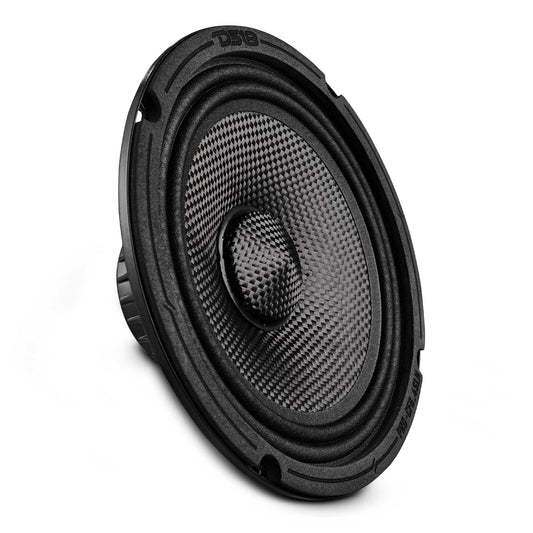 6.5” Slim Motorcycle & Motorsports Loudspeaker With Neodymium Magnet and Water Resistant Carbon Fiber Cone | 4-Ohm 150W RMS