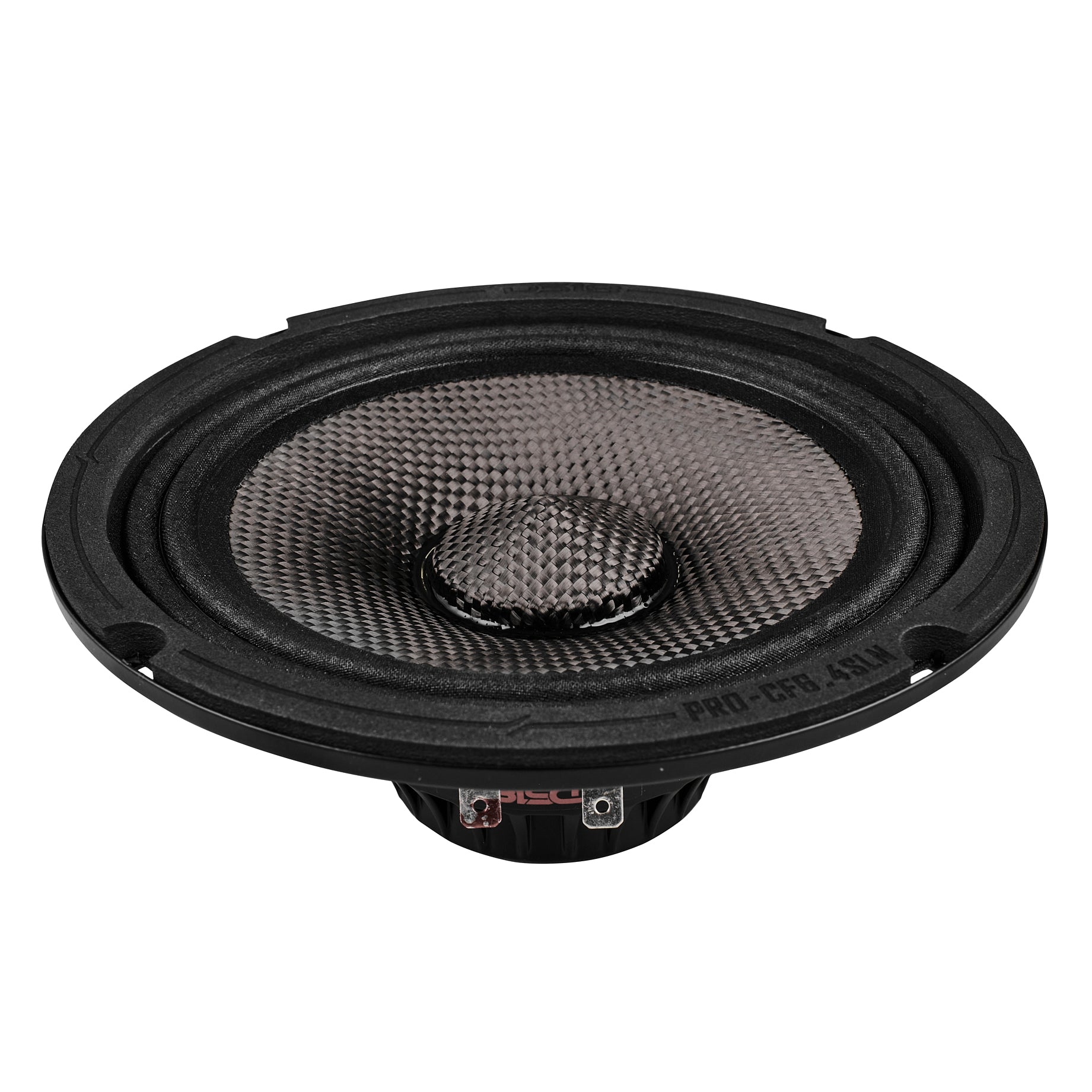 6.5” Slim Motorcycle & Motorsports Loudspeaker With Neodymium Magnet and Water Resistant Carbon Fiber Cone | 4-Ohm 150W RMS