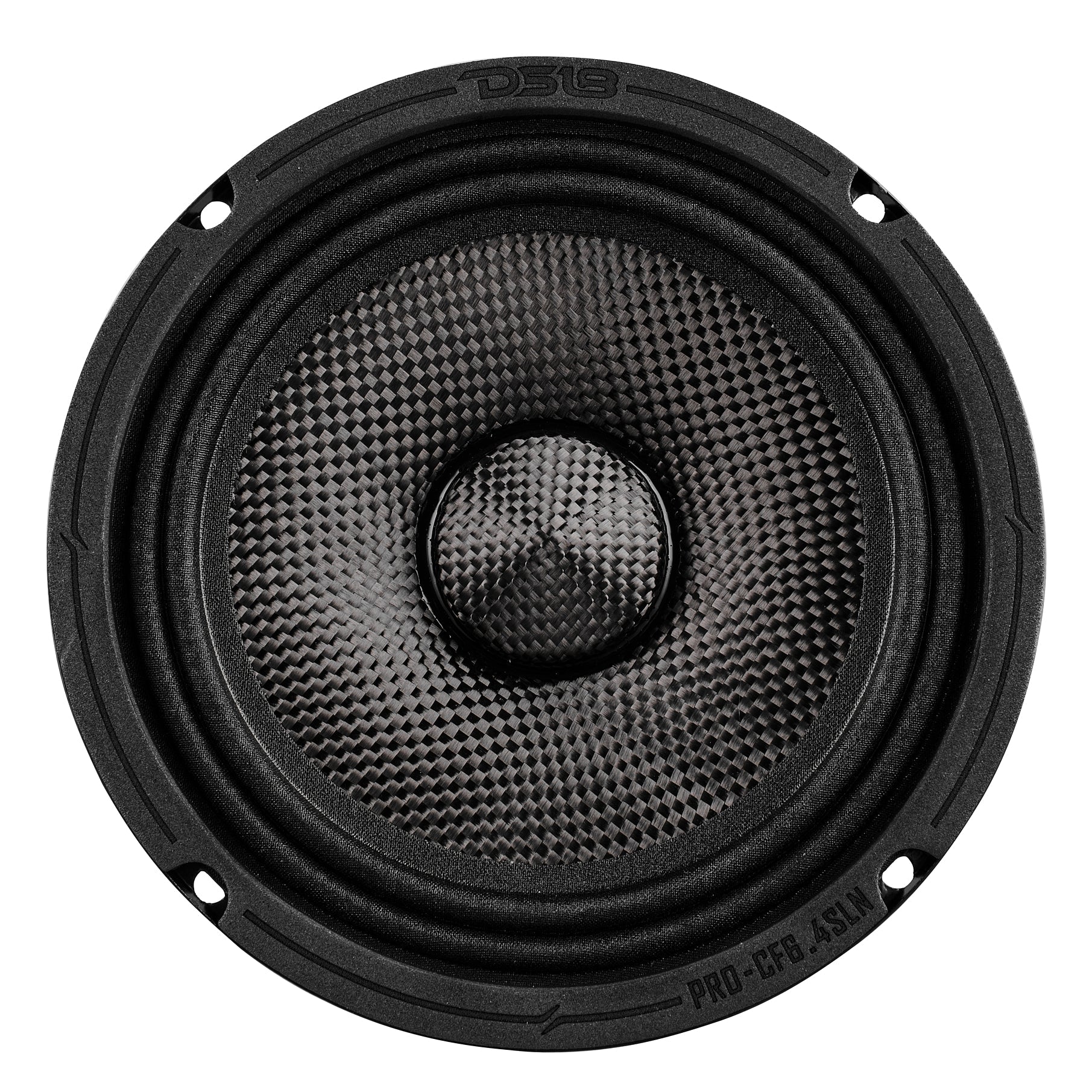 6.5” Slim Motorcycle & Motorsports Loudspeaker With Neodymium Magnet and Water Resistant Carbon Fiber Cone | 4-Ohm 150W RMS